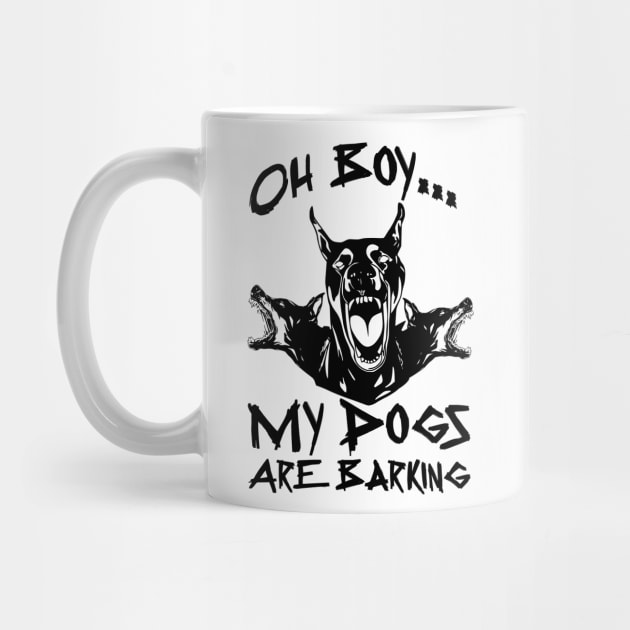 Oh Boy My Dogs Are Barking by artbooming